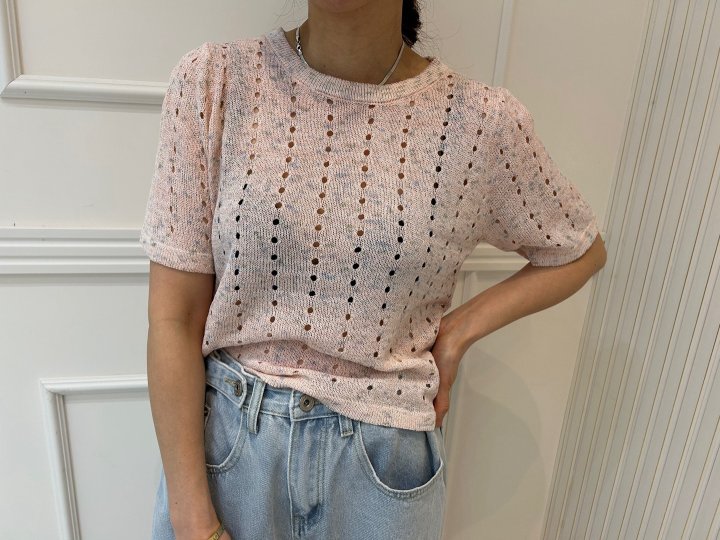 Pearls room - Korean Women Fashion - #restrostyle - Bocasi Back Button Knit Top - 7