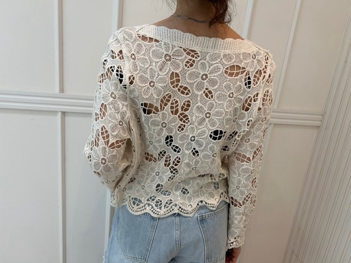 Pearls room - Korean Women Fashion - #thatsdarling - Knitting Cardigan - 5