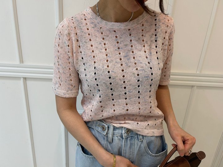 Pearls room - Korean Women Fashion - #vintagekidsstyle - Bocasi Back Button Knit Top - 5