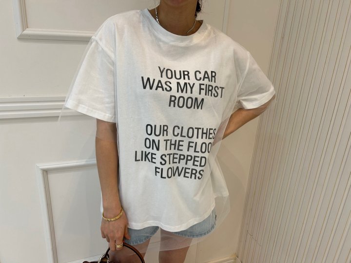 Pearls room - Korean Women Fashion - #womensfashion - Double Mesh Tee - 6