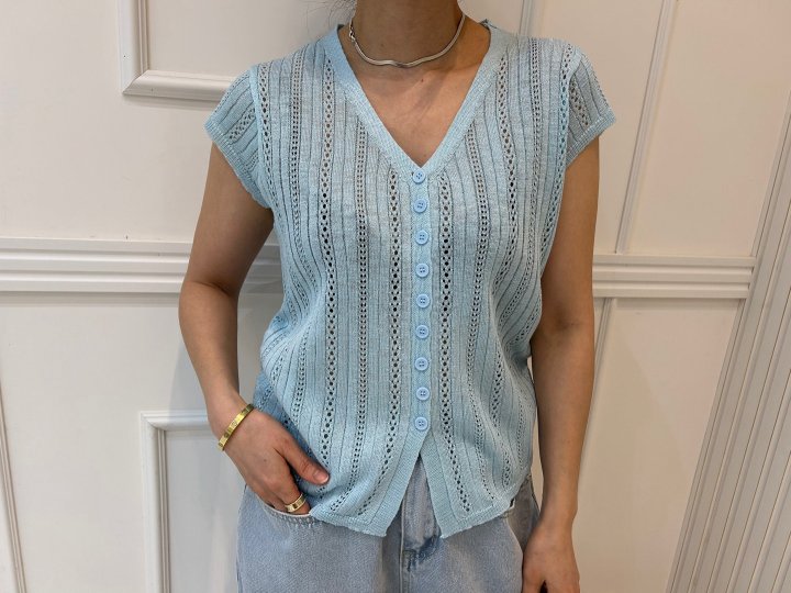 Pearls room - Korean Women Fashion - #womensfashion - Scaci Cap Knit Cardigan