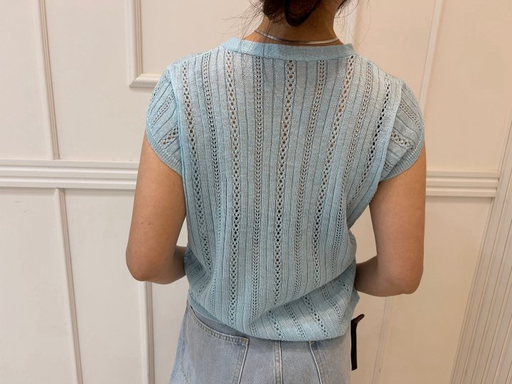Pearls room - Korean Women Fashion - #womensfashion - Scaci Cap Knit Cardigan - 3