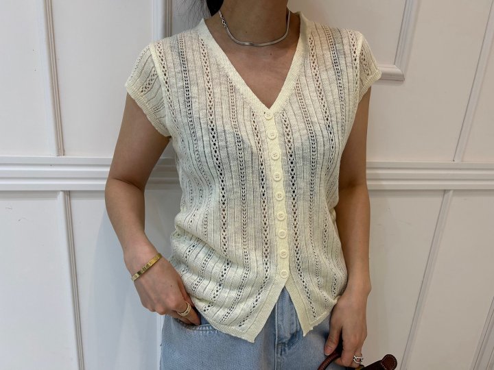 Pearls room - Korean Women Fashion - #womensfashion - Scaci Cap Knit Cardigan - 9