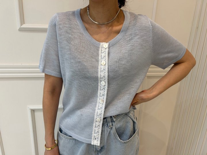 Pearls room - Korean Women Fashion - #womensfashion - Nana Lace Cardigaan - 6
