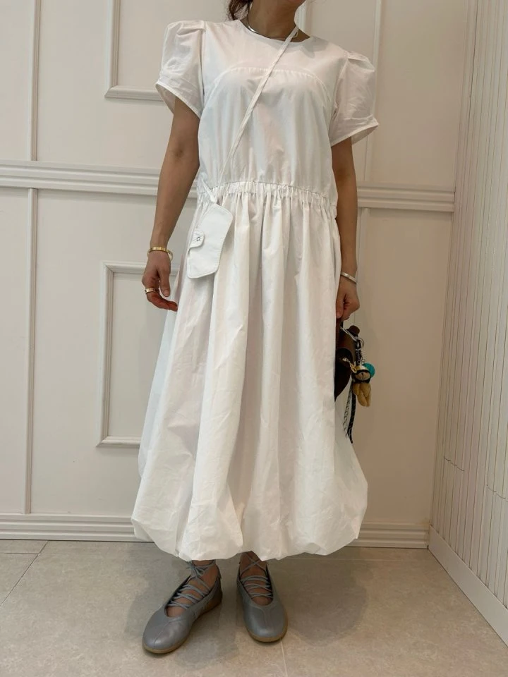 Pearls room - Korean Women Fashion - #womensfashion - Balloon One-piece
