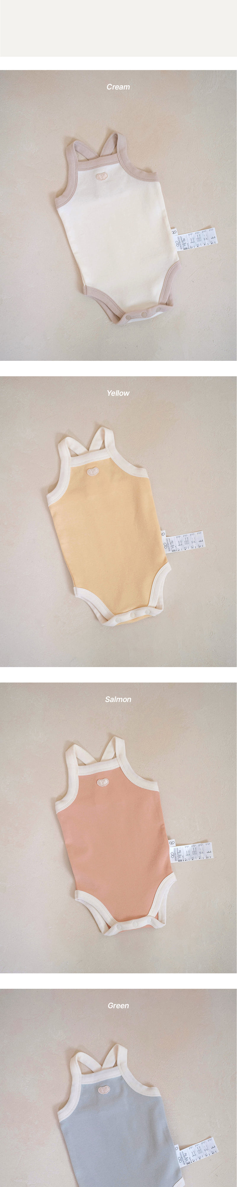 Peekaboo - Korean Baby Fashion - #babyboutiqueclothing - Daisy Sleeveless Suit - 3