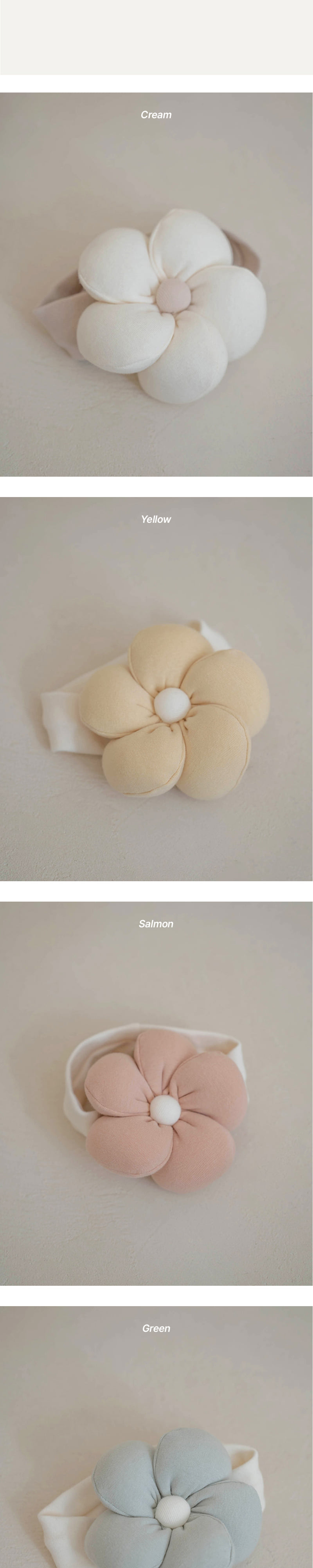 Peekaboo - Korean Baby Fashion - #babyfashion - Daisy Flower Hairband - 3