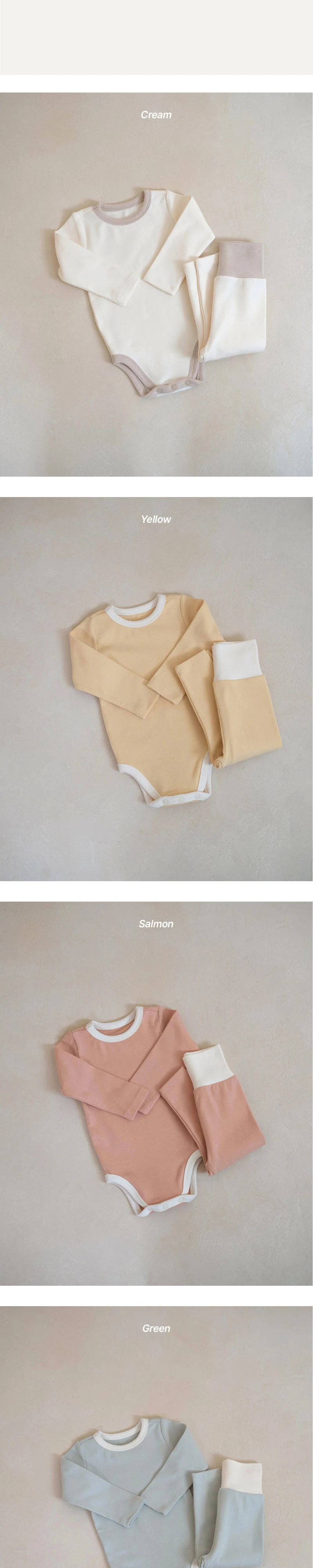 Peekaboo - Korean Baby Fashion - #babyootd - Daisy Suit Set - 3