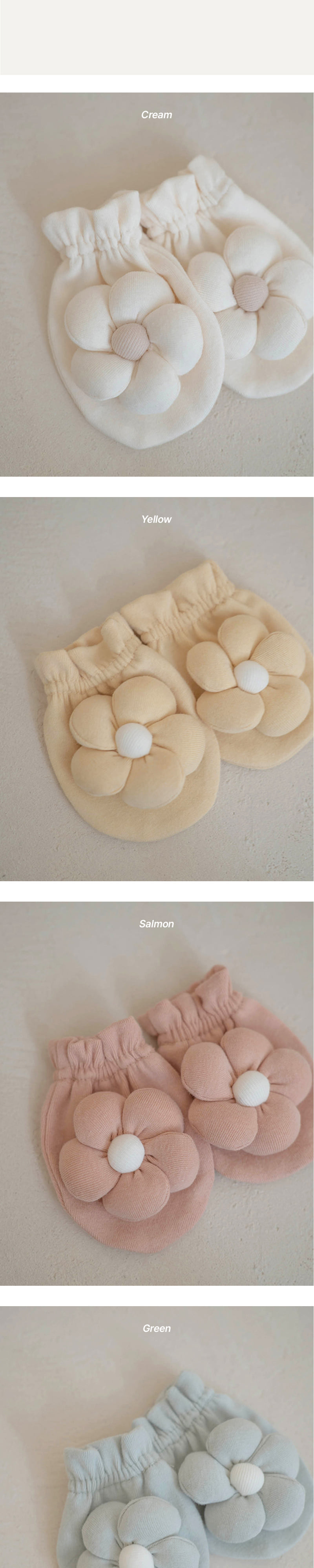 Peekaboo - Korean Baby Fashion - #babywear - Daisy Hand Warmers - 3