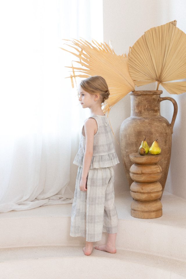 Perrobebe - Korean Children Fashion - #childrensboutique - Aila Check Pants - 10