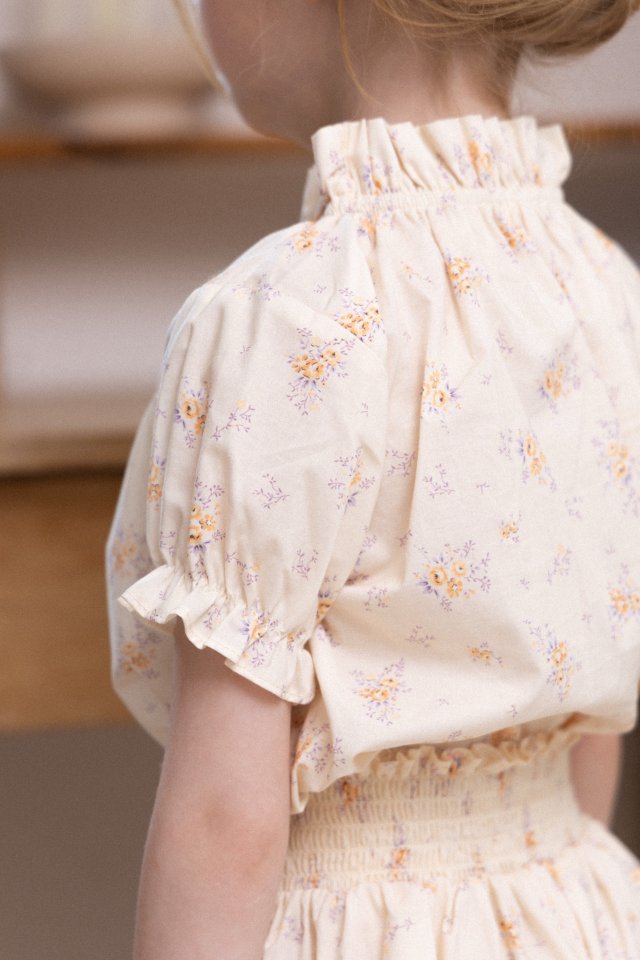 Perrobebe - Korean Children Fashion - #childrensboutique - Lilya Flower Blouse - 9