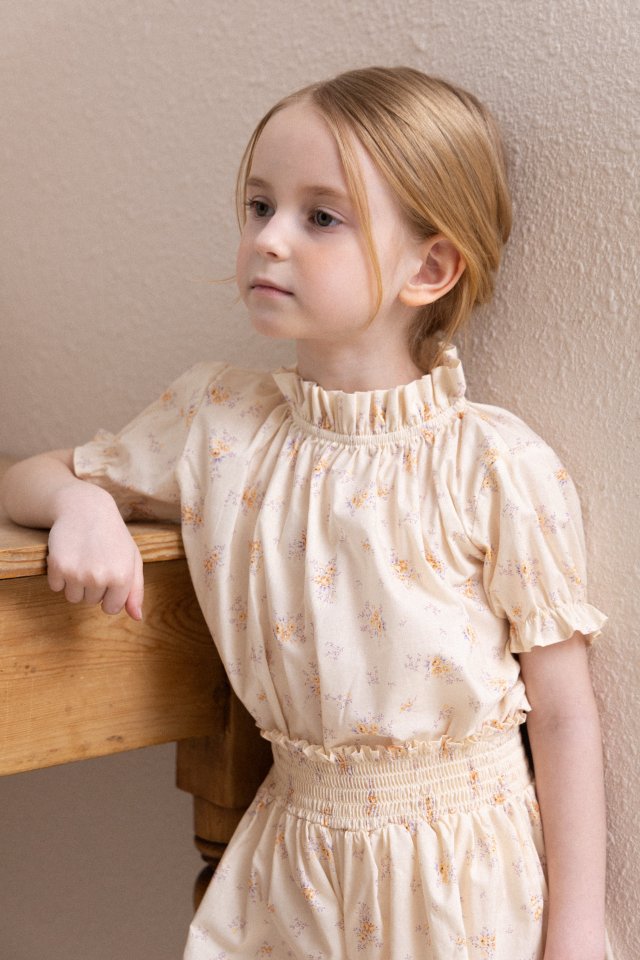 Perrobebe - Korean Children Fashion - #stylishchildhood - Lilya Flower Blouse - 7