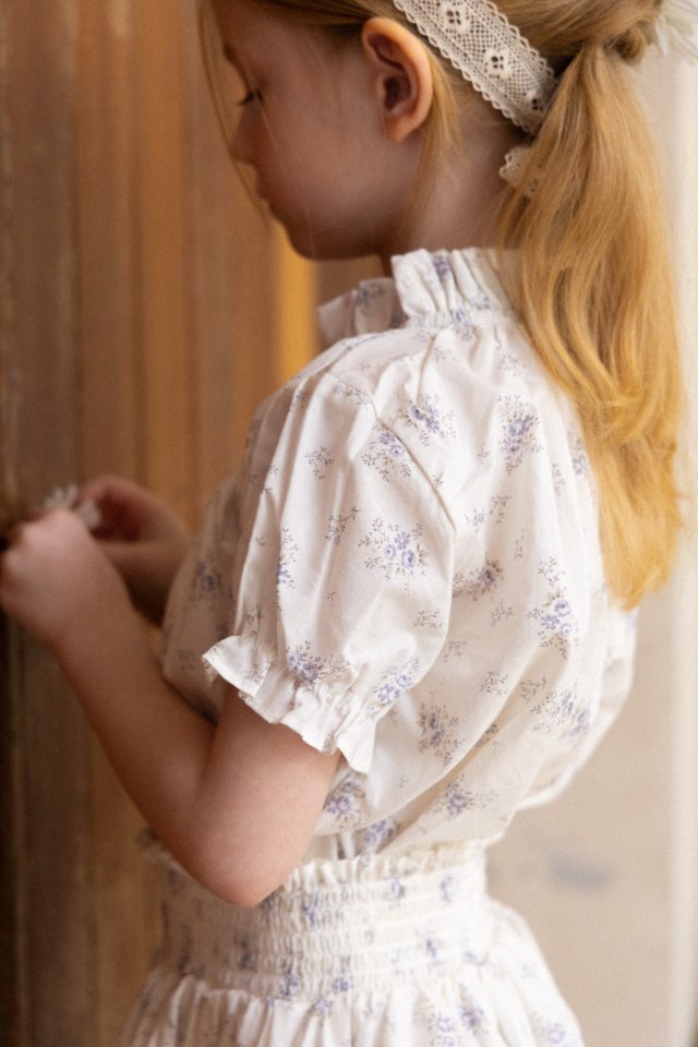 Perrobebe - Korean Children Fashion - #toddlerclothing - Lilya Flower Blouse - 6
