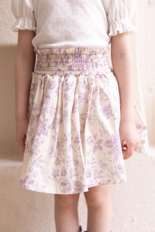 Perrobebe - Korean Children Fashion - #toddlerclothing - Elara Shirred Skirt - 10