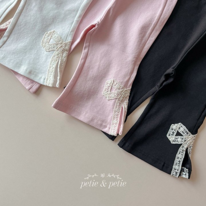 Petit & Petit - Korean Children Fashion - #Kfashion4kids - Ribbon Trumpet Pants - 7