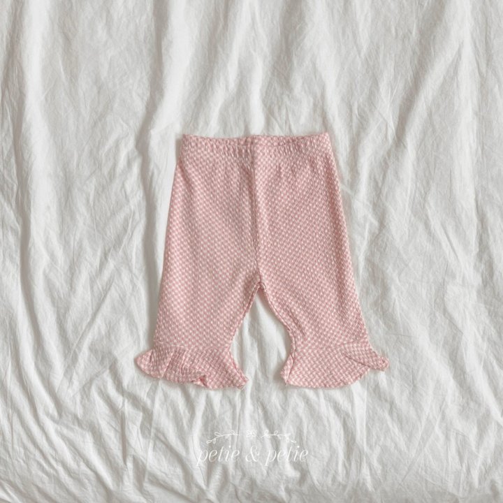 Petit & Petit - Korean Children Fashion - #kidzfashiontrend - Check Frill Pants - 4
