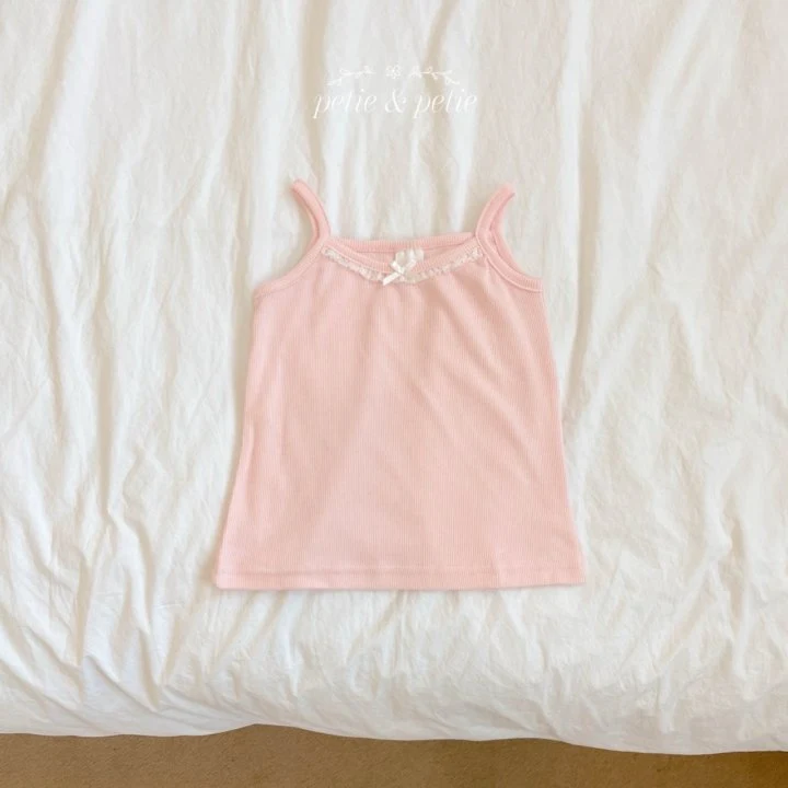 Petit & Petit - Korean Children Fashion - #Kfashion4kids - Apple Lace Sleeveless - 2