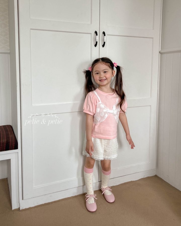 Petit & Petit - Korean Children Fashion - #childofig - Heart Bustier Tee - 9