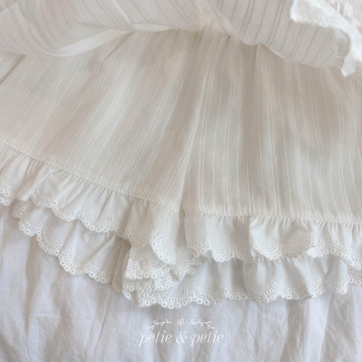 Petit & Petit - Korean Children Fashion - #childofig - Lace Skirt Pants - 10