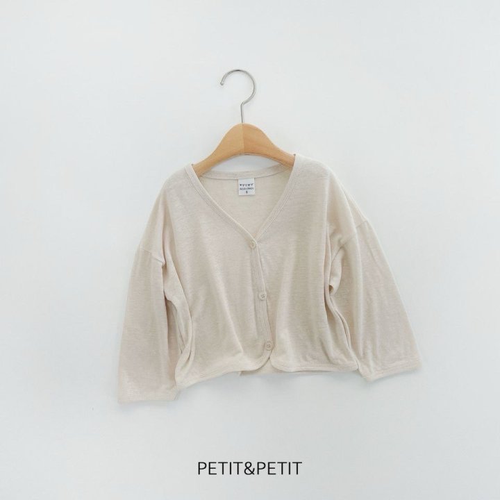 Petit & Petit - Korean Children Fashion - #childofig - Linen Cardigan - 3