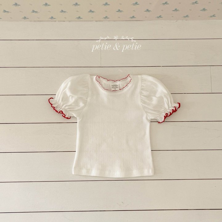 Petit & Petit - Korean Children Fashion - #childofig - Eyelet Tee - 2