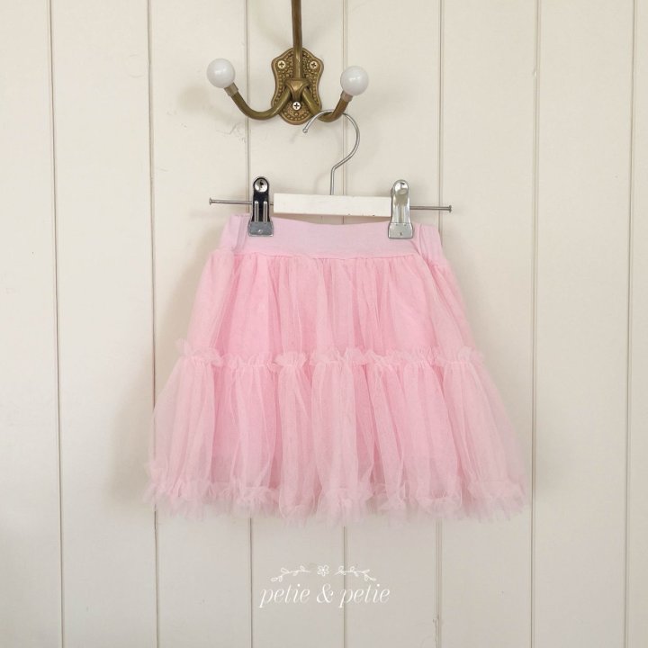 Petit & Petit - Korean Children Fashion - #childofig - Tutu Skirt Leggings - 2