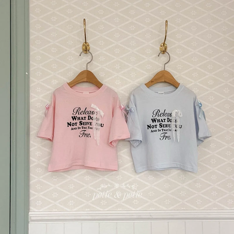 Petit & Petit - Korean Children Fashion - #childrensboutique - Butter Ribbon Tee - 12