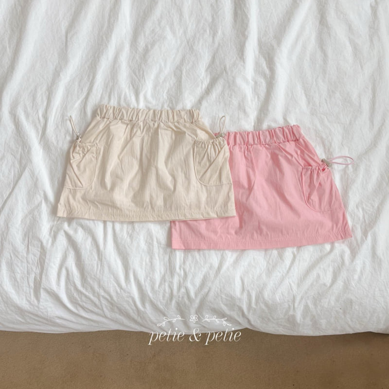 Petit & Petit - Korean Children Fashion - #designkidswear - String Pocket Skirt - 12