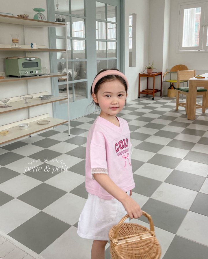 Petit & Petit - Korean Children Fashion - #designkidswear - Cold V-neck Tee - 6
