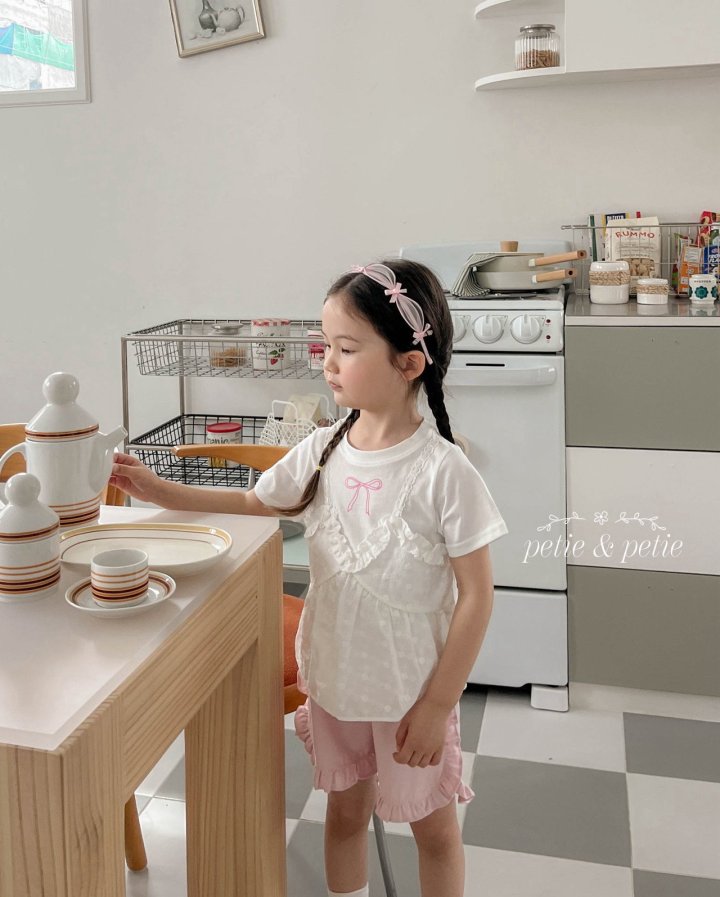 Petit & Petit - Korean Children Fashion - #designkidswear - Sweet Bustier Tee - 5