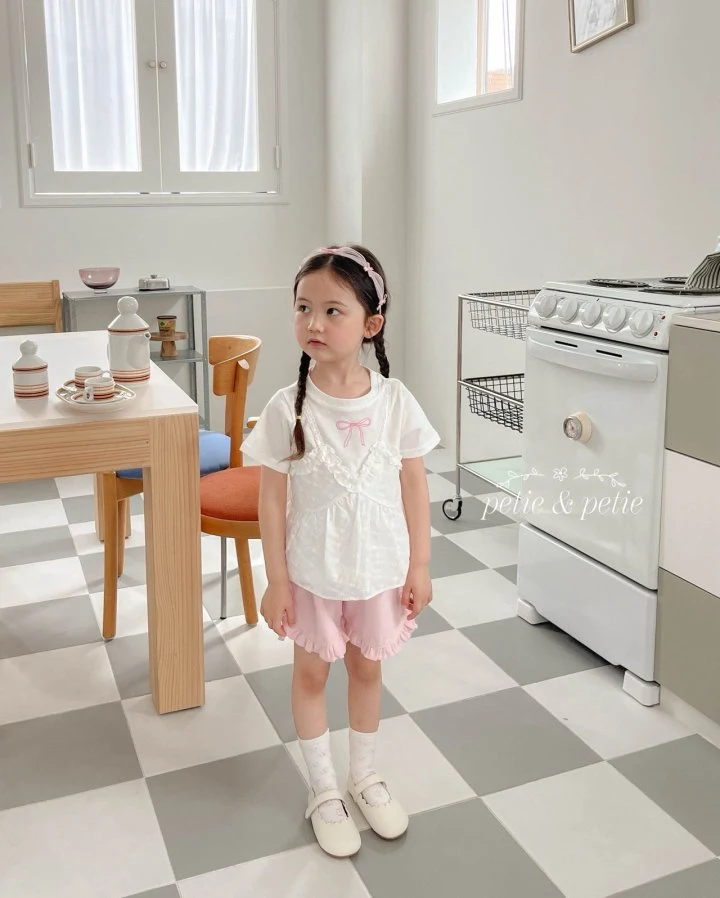 Petit & Petit - Korean Children Fashion - #designkidswear - Candy Frill Pants - 8