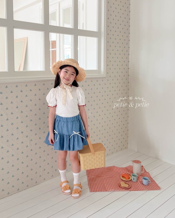 Petit & Petit - Korean Children Fashion - #designkidswear - Eyelet Tee - 5