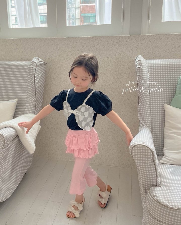 Petit & Petit - Korean Children Fashion - #discoveringself - Rib Cancan Bootcut Pants - 10