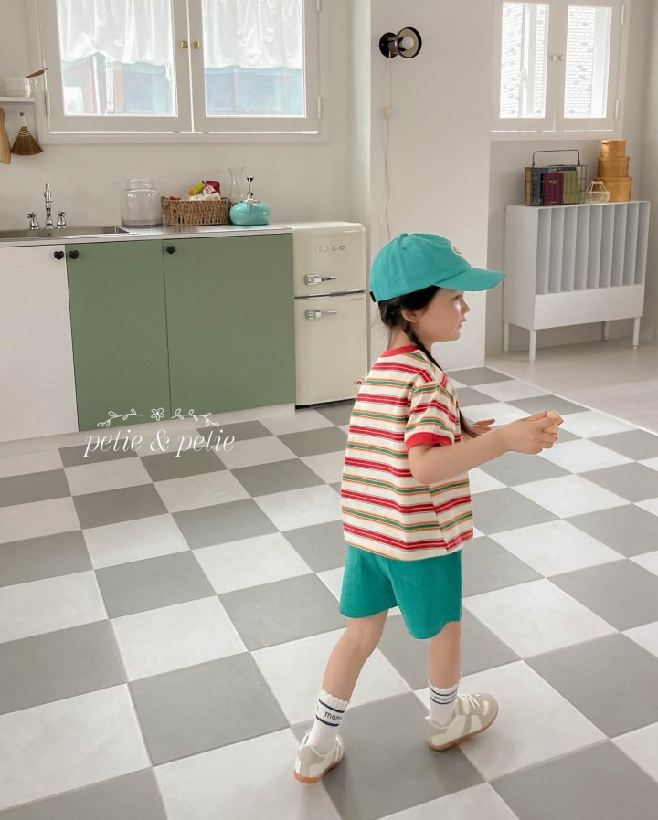 Petit & Petit - Korean Children Fashion - #designkidswear - Step Stripe Tee - 4