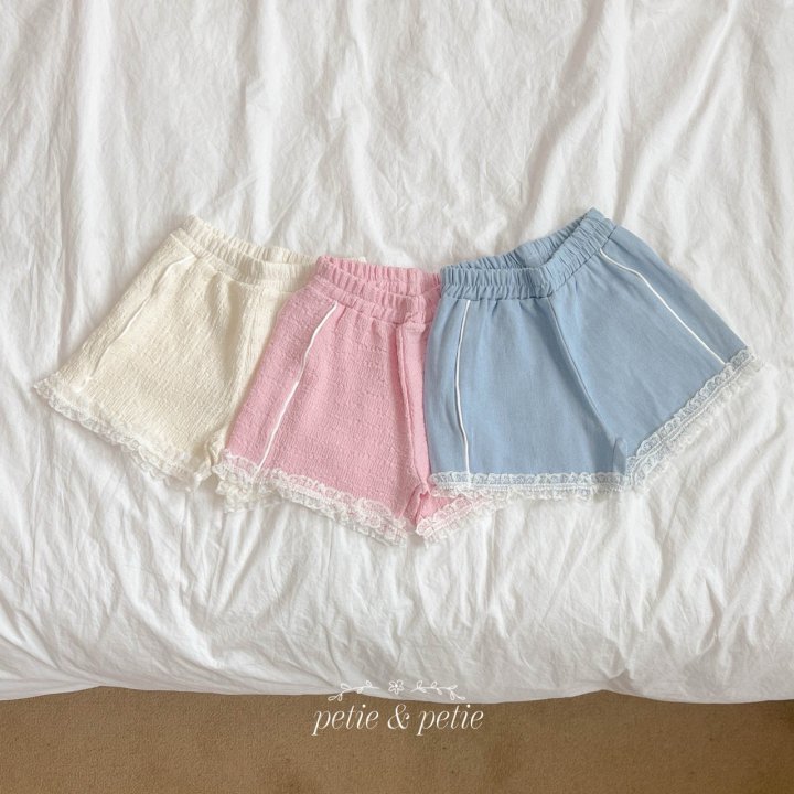 Petit & Petit - Korean Children Fashion - #discoveringself - Nana Lace Line Pants