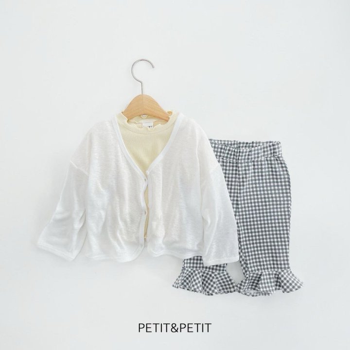 Petit & Petit - Korean Children Fashion - #discoveringself - Linen Cardigan - 7