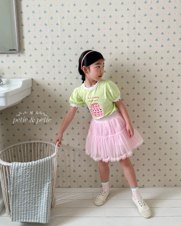 Petit & Petit - Korean Children Fashion - #fashionkids - Tutu Skirt Leggings - 6