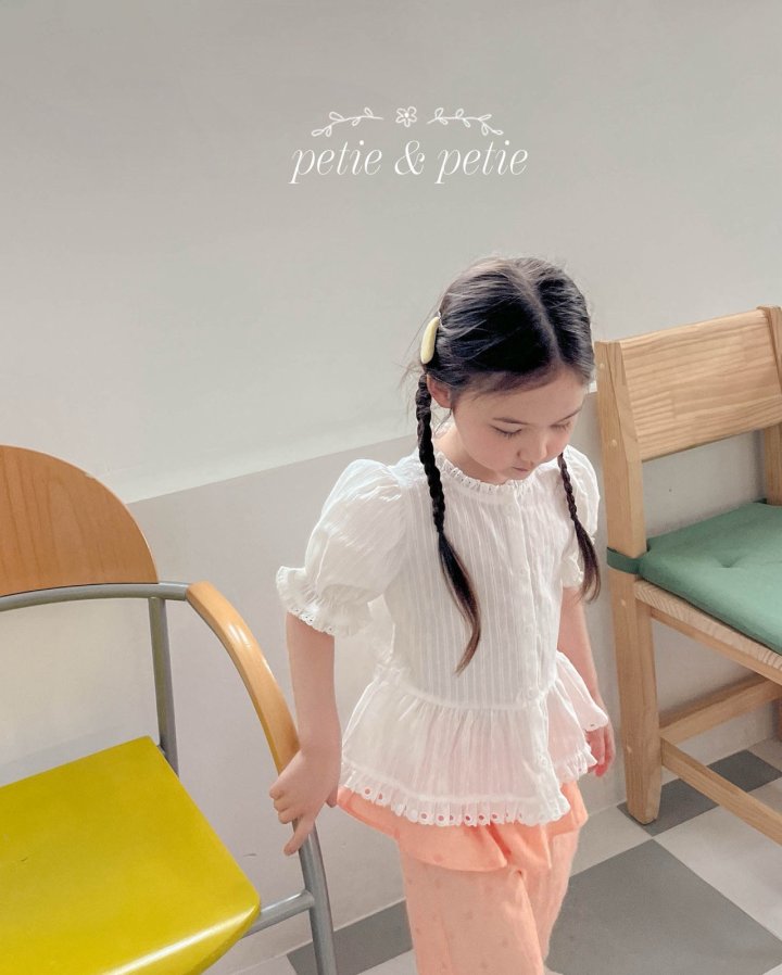 Petit & Petit - Korean Children Fashion - #kidsshorts - Love Blouse - 11