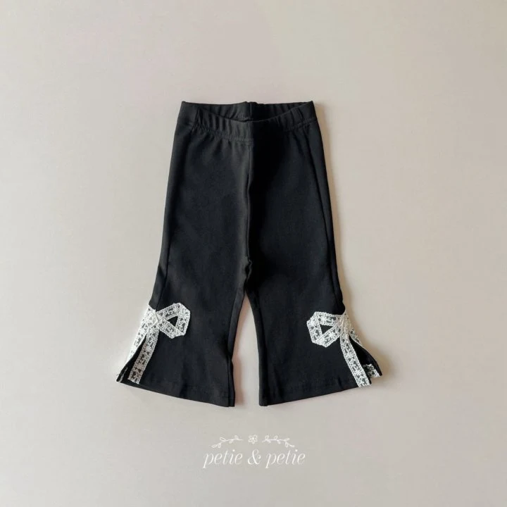 Petit & Petit - Korean Children Fashion - #fashionkids - Ribbon Trumpet Pants - 4