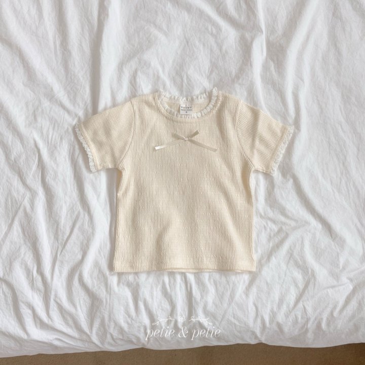 Petit & Petit - Korean Children Fashion - #kidsshorts - Milk Tee - 2