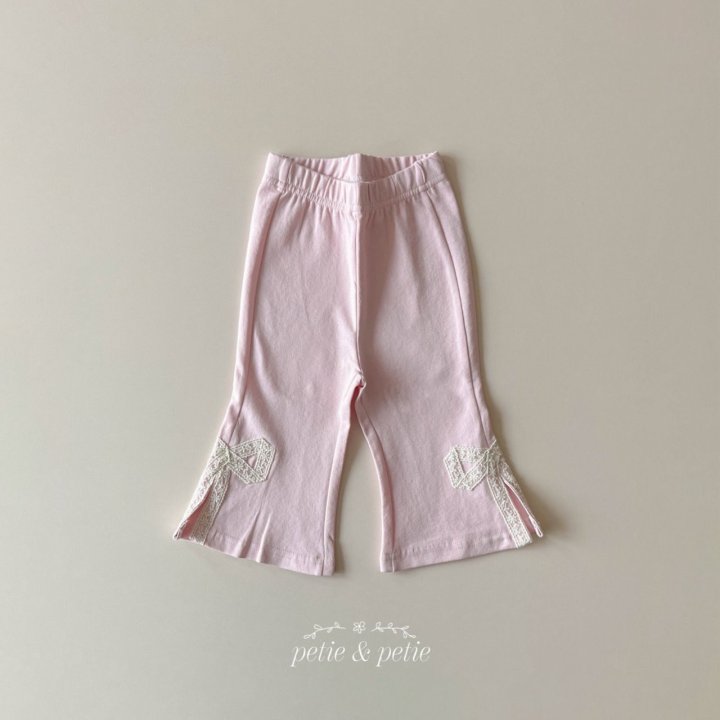 Petit & Petit - Korean Children Fashion - #kidsstore - Ribbon Trumpet Pants - 5