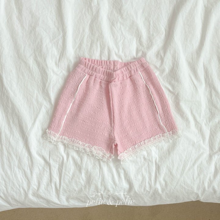 Petit & Petit - Korean Children Fashion - #kidsshorts - Nana Lace Line Pants - 4