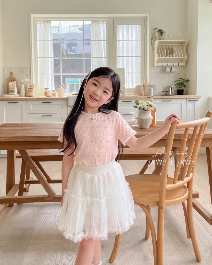 Petit & Petit - Korean Children Fashion - #kidsstore - Rose Lace Tee - 2