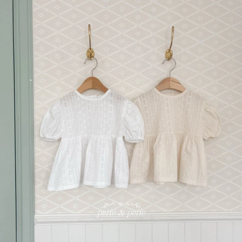 Petit & Petit - Korean Children Fashion - #kidzfashiontrend - Roa Embroidery Blouse - 12