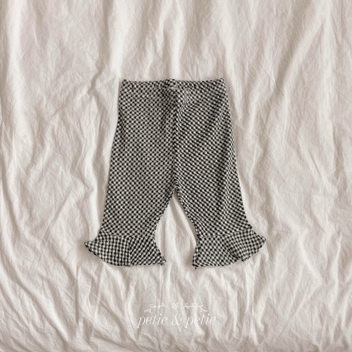 Petit & Petit - Korean Children Fashion - #kidzfashiontrend - Check Frill Pants - 3