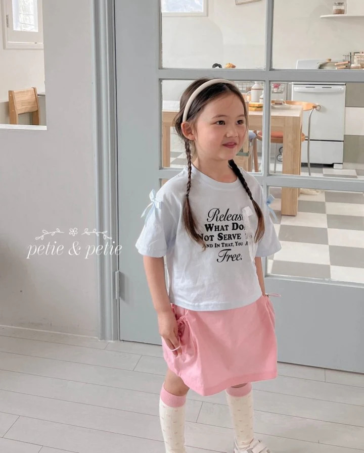Petit & Petit - Korean Children Fashion - #kidzfashiontrend - Butter Ribbon Tee - 2