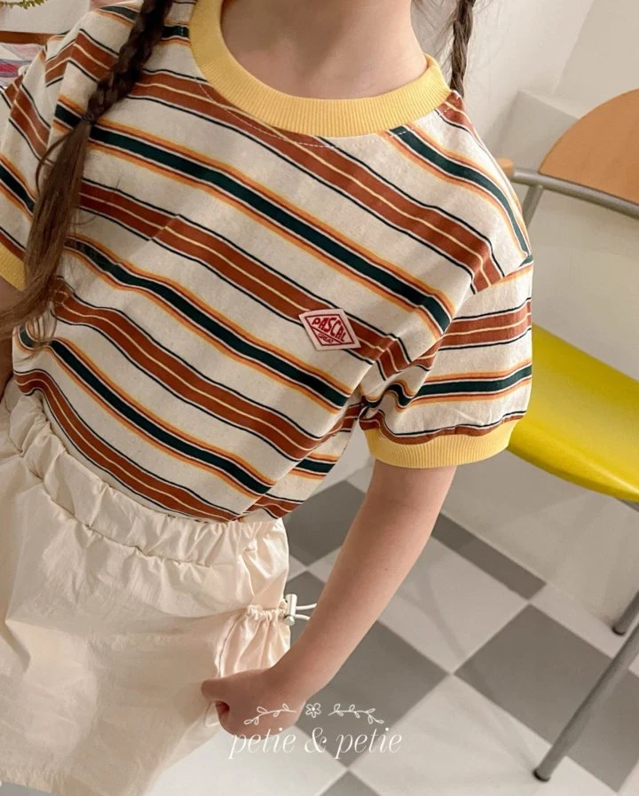 Petit & Petit - Korean Children Fashion - #kidzfashiontrend - Step Stripe Tee - 8