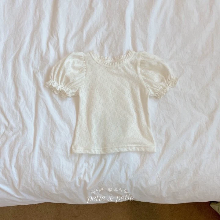 Petit & Petit - Korean Children Fashion - #kidzfashiontrend - Rosie Lace Tee - 2