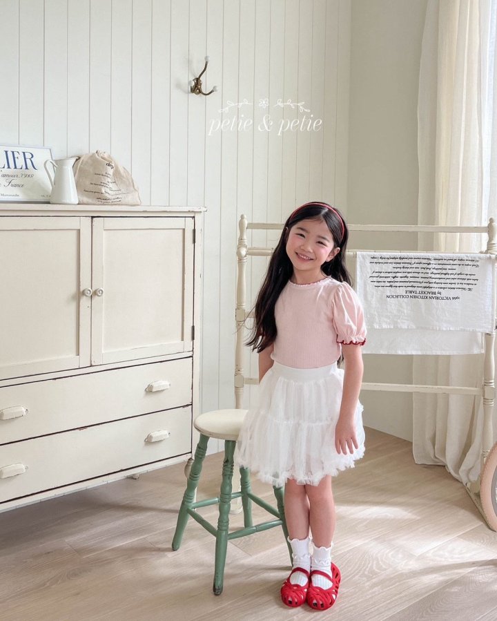Petit & Petit - Korean Children Fashion - #kidzfashiontrend - Eyelet Tee - 10