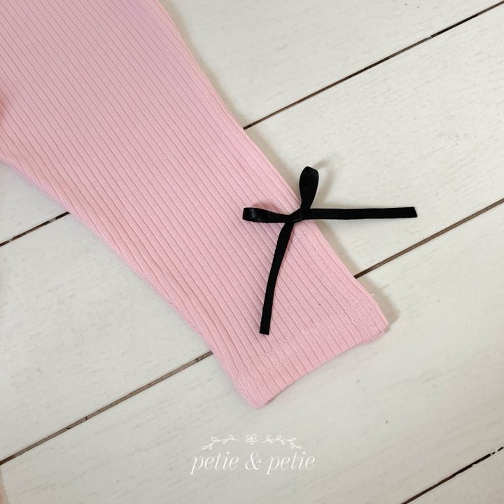 Petit & Petit - Korean Children Fashion - #kidzfashiontrend - Ribbon Leggings - 7